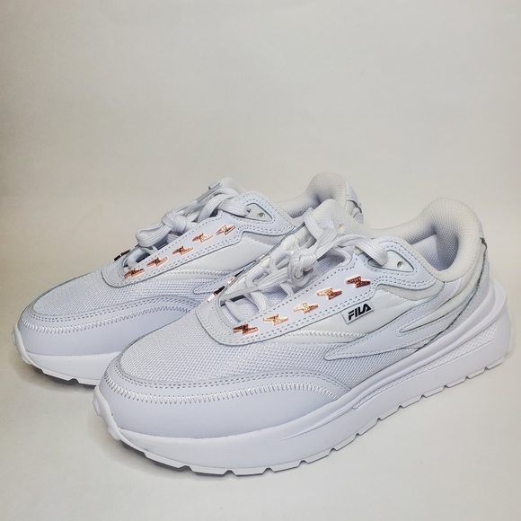 Fila Renno Pierced Sneakers - White - Women's Size 9.5 - NEW - Picture 3 of 11